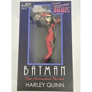 Harley Quinn Femme Fatales 9" Statue Batman Animated Series Diamond Select Boxed